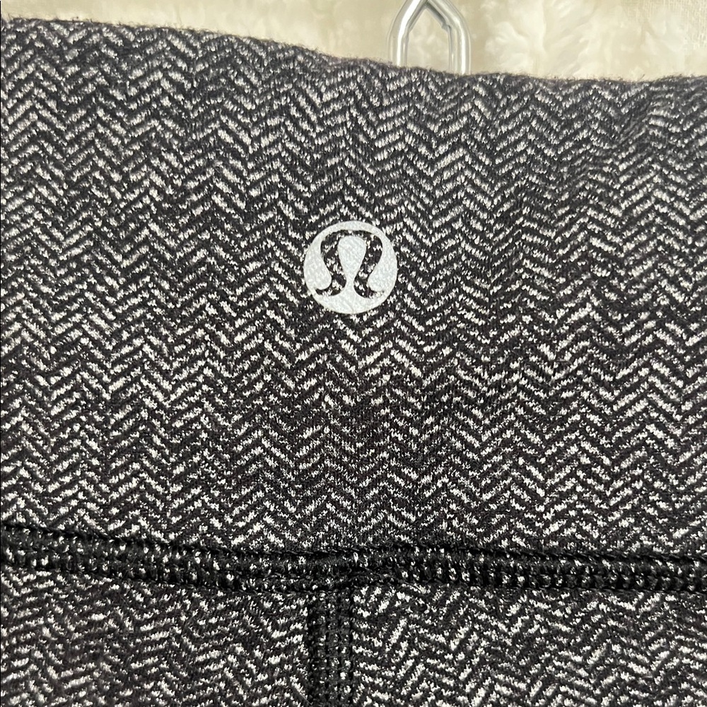 Lululemon Wunder Under Low Rise Heathered Herringbone Leggings - Picture 6 of 8